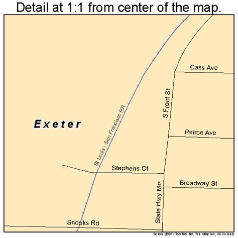 Exeter Missouri Street Map 2923122