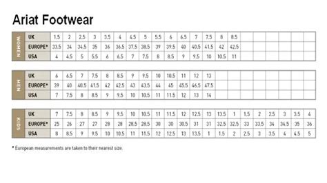 Ariat Tall Boot Size Chart – Find Your Perfect Fit Today! – SizeChartly