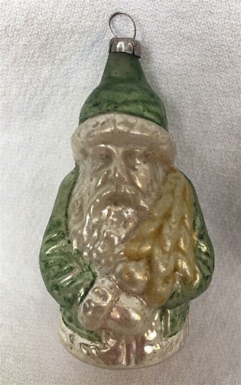 85 best VINTAGE SANTA CLAUS ORNAMENTS images on Pinterest | Antique christmas, Christmas baubles ...