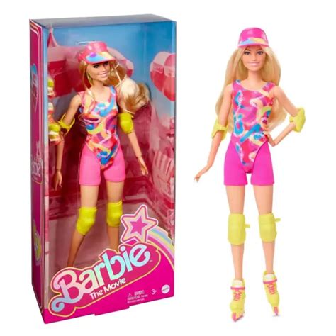 NEW BARBIE THE Movie Margot Robbie Doll In Skating Outfit £43.52 ...