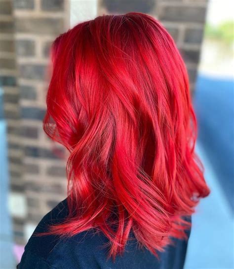 Hair colour | Short red hair, Fire red hair, Bright red hair dye