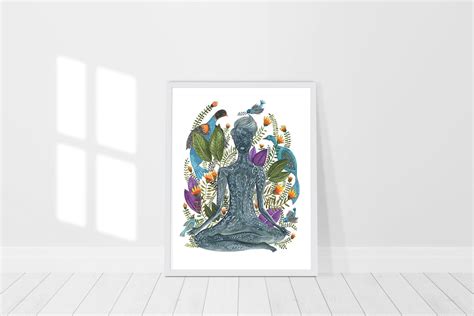 Yoga Art Yoga Print Meditation Poster Yoga Poster Yoga - Etsy