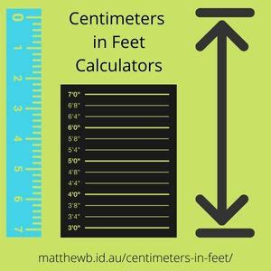 155 centimeters in feet