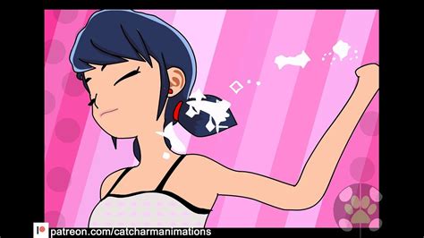 Miraculous Ladybug Marinette Transformation 2d Animation - YouTube