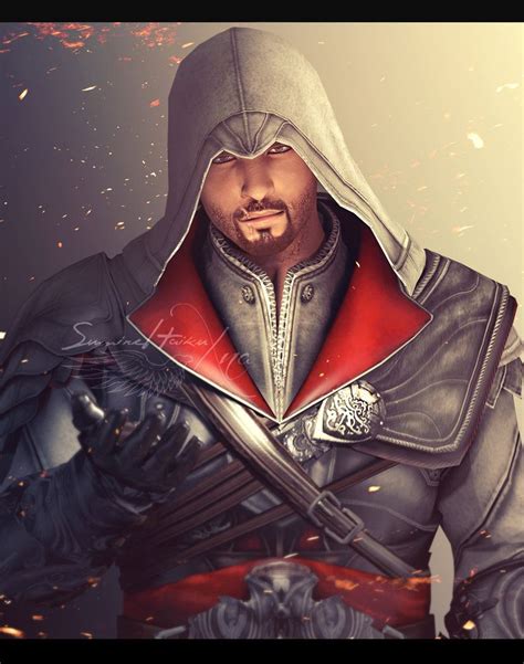 Ezio Auditore Da Firenze (Brotherhood) by SumireHaikuXNA on DeviantArt The Assassin, Assassins ...