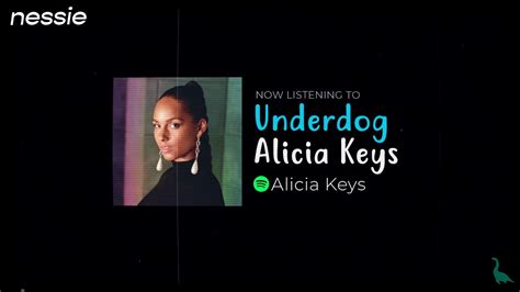 UNDERDOG - Alicia Keys Lyrics Video - YouTube