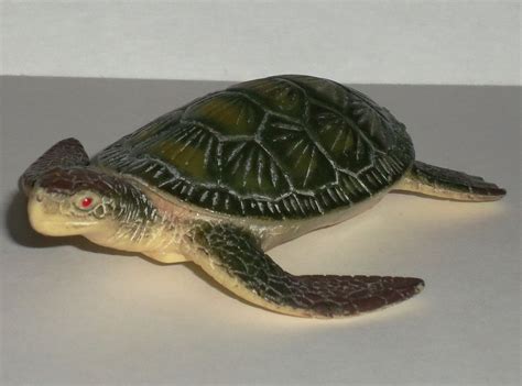 S.H. 3.5" Turtle Plastic Toy Animal Figure Loose Used