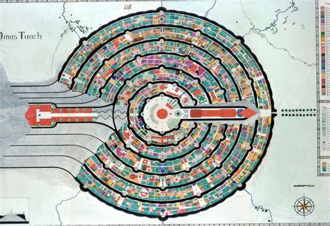 Detailed Map of Minas Tirith. - VisionViral.com