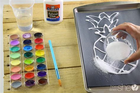 Salt Painting For Kids | Salt painting, Painting for kids, Babysitting ...