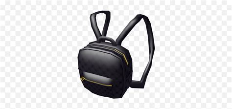 Black Luxury Backpack - Roblox Roblox Free Back Accessories Png,Bookbag ...