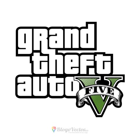 Grand Theft Auto V Logo Vector - BlogoVector