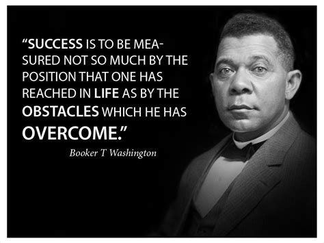 Success is to be Measured By Booker T Washington Motivational Poster ...