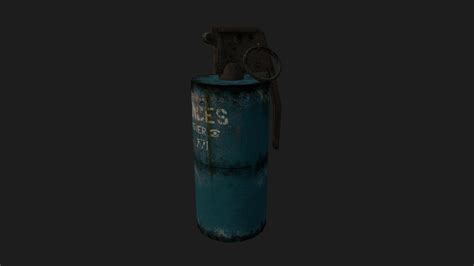 Smoke Grenade - Download Free 3D model by Nhat Nguyen (@nhatdraws ...