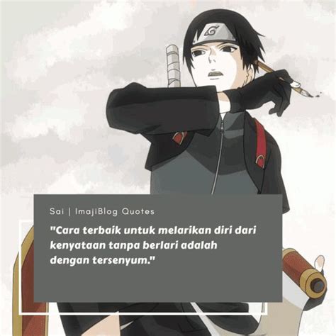 Quote Terbaik Sai (Naruto Shippūden) | Kata-kata, Sampul komik, Kata-kata mutiara