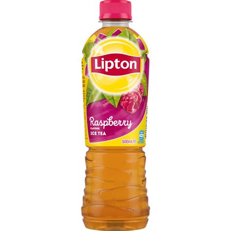 Lipton Ice Tea Raspberry Tea Iced Tea Bottle Raspberry 500ml | Woolworths