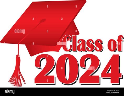 Class of 2024 Graduation Cap Stock Vector Image & Art - Alamy