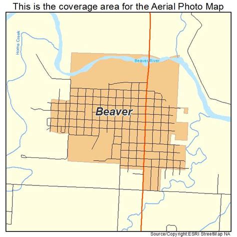 Aerial Photography Map of Beaver, OK Oklahoma