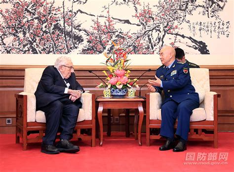 CMC vice chairman Xu Qiliang meets with Kissinger - China Military