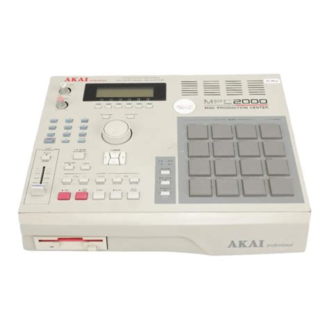 AKAI MPC2000 SERVICE MANUAL Pdf Download | ManualsLib