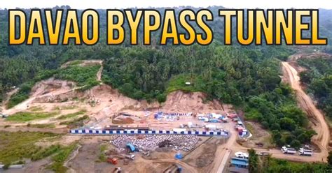 Tunneling Works for Davao City Bypass Road as of July 2021