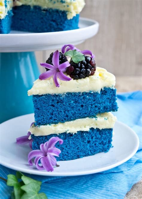 How To Make A Blue Velvet Naked Cake - Cake Journal