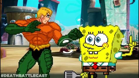 SpongeBob SquarePants VS Aquaman Death Battle Sneek Peek - YouTube