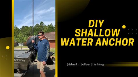 DIY Shallow Water Anchor, "DIY Power Pole", Duck Hunting Anchor. How to keep your boat in Place ...