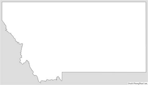 Montana Outline Map Check more at https://diaocthongthai.com/map-of ...