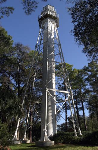 Hilton Head Rear Range Lighthouse, South Carolina at Lighthousefriends.com