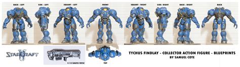 Tychus Findlay - Collector action figure - blueprints | Starcraft, Warhammer 40k figures ...