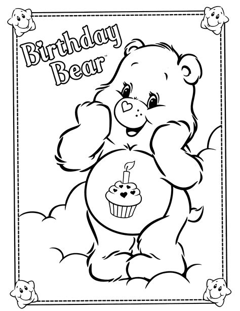 Care Bear Coloring Pages Printable - prntbl.concejomunicipaldechinu.gov.co