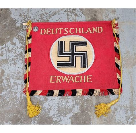 Sold at Auction: WW2 NAZI NSDAP BANNER REPRODUCTION GERMAN