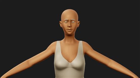 Woman (3Ds Max Study) - 3D model by ChrisBird [d38d224] - Sketchfab