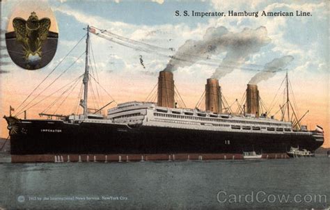 SS Imperator, Hamburg American Line Boats, Ships