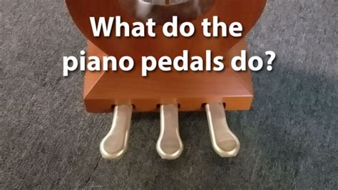 Did You Notice Piano Pedals - What They Actually Do?