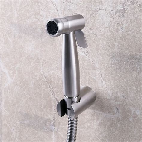 Stainless Steel Toilet Attachment Cloth Diaper Sprayer Wand Shattaf ...