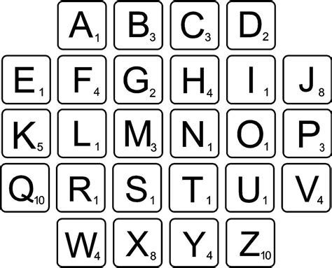 Scrabble Tile Name Layout Generator Free Printable - Printable Words Worksheets