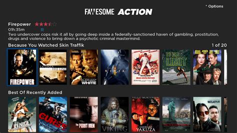 Action Movies & TV by Fawesome | TV App | Roku Channel Store | Roku