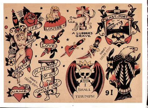 Sailor Jerry Tattoo Flash Book