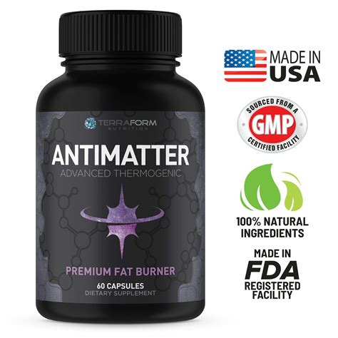 Antimatter Premium Thermogenic Fat Burner - 60 Capsules - TerraForm Nutrition