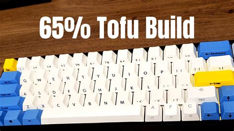 I built a custom 65% Tofu Keyboard - YouTube