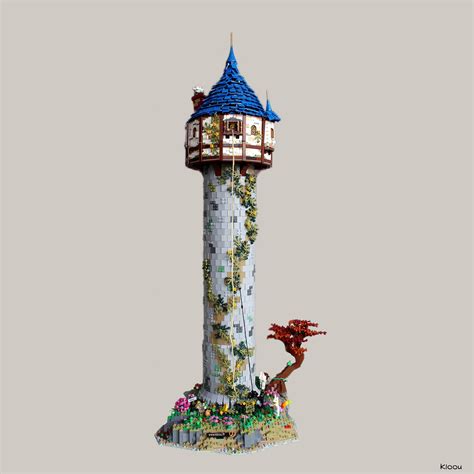 The Rapunzel Tower - La tour de Raiponce | Cool lego creations, Lego design, Lego