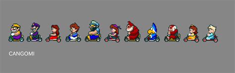 Super Mario Kart Extra Characters by CANGOMI on DeviantArt