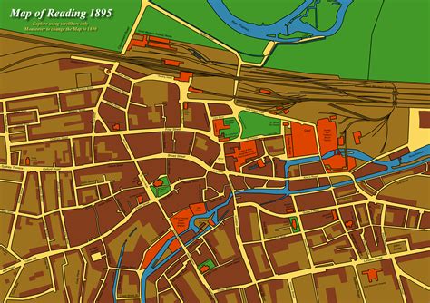 RBH: Map of Reading in 1840