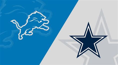 Final Injury Report: 5 Lions Players "Questionable" vs 1 Cowboys Player ...