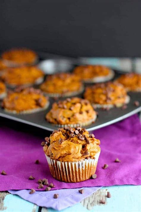 Pumpkin Chocolate Chip Muffins - A Nerd Cooks