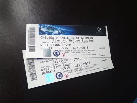 Psg Tickets