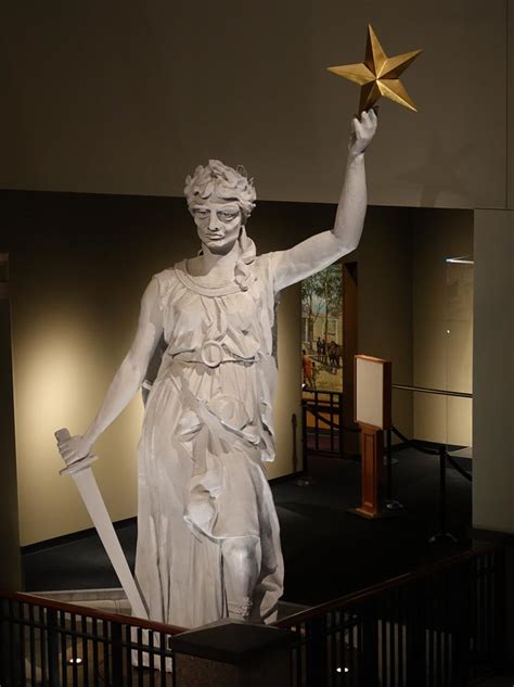 Bullock Museum's Goddess of Liberty Statue Gets a $20,000 Restoration | Glasstire