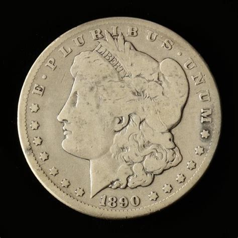 1890-CC Morgan Silver Dollar (Lot 2078 - The January Coin AuctionJan 18 ...