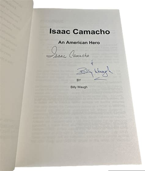 Isaac Camacho an American Hero by Billy Waugh: Like New hardcover (2009) Signed | First Coast Books